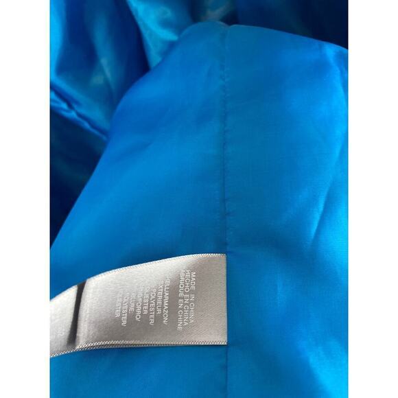 Liz Claiborne Button Up Tie Waist Jacket Blue Size Medium - Picture 4 of 6